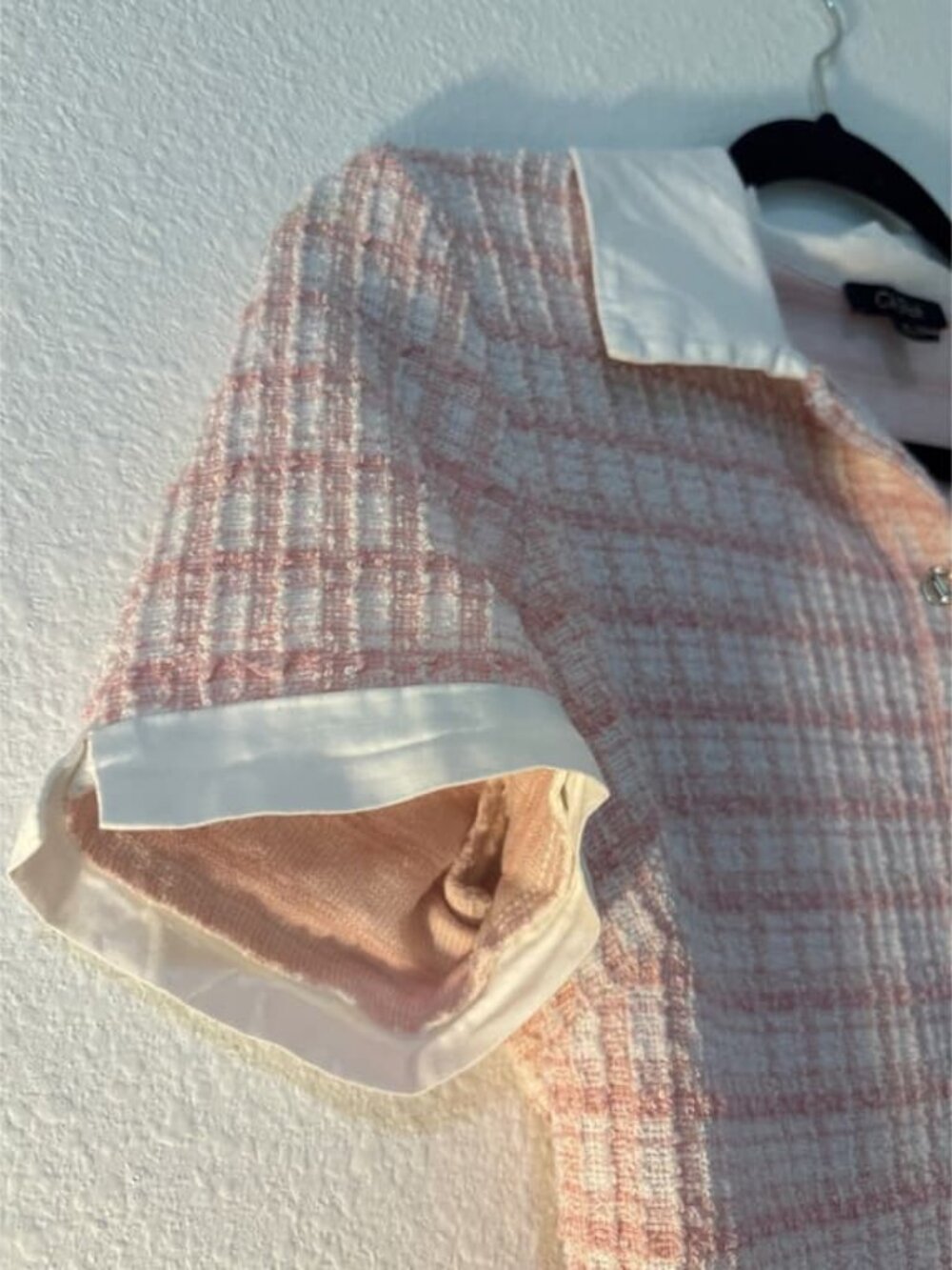 White Tweed Mini Dress